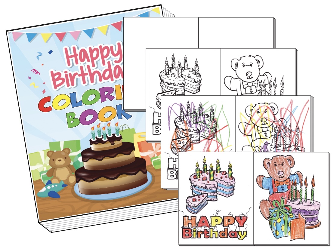 Birthday Coloring Book